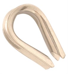 Campbell Chain Polished Stainless Steel Wire Rope Thimble